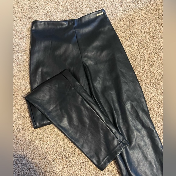 Fabletics Vegan Leather High Waisted Pants - Picture 7 of 8